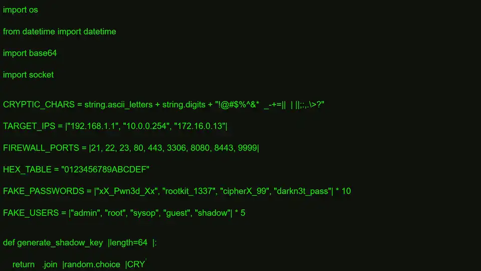 hacker typer screen