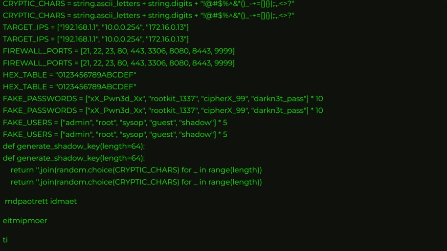 Fake Hacker Simulator